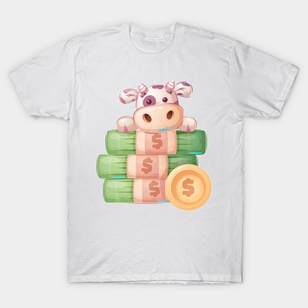 cute cow T-Shirt by O2Graphic